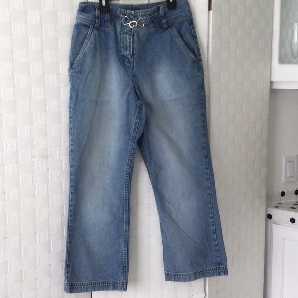 Woman’s Willi Smith Jeans size 6 color blue 100% cotton washable #623